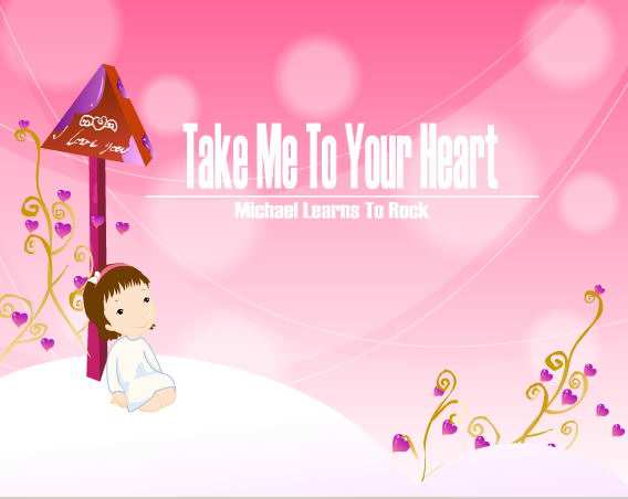 知羽模板 take me to your heart - Flash相册模板